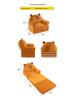Removable and Washable Children's Year of the Snake Sofa Bed