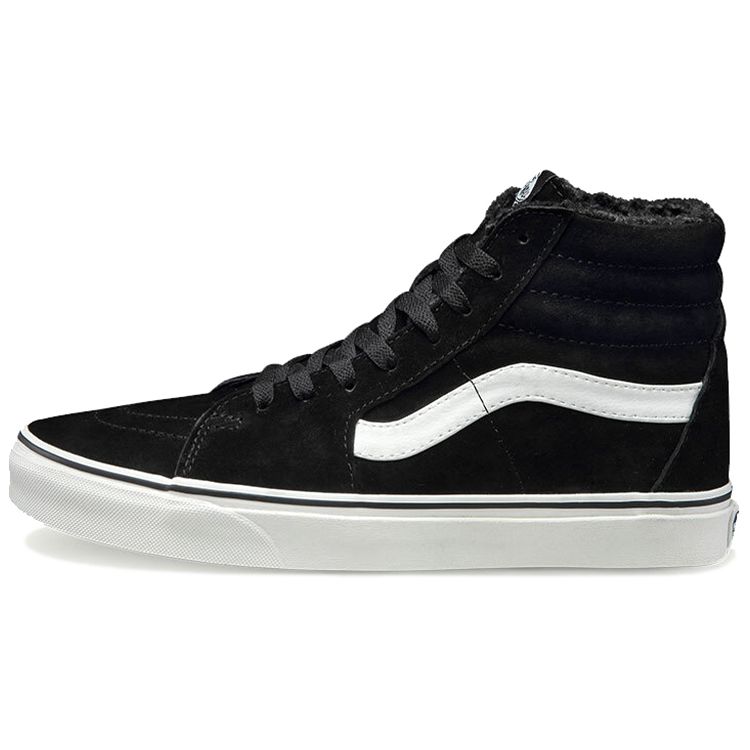 

Кроссовки унисекс Vans Sk8-Hi Pig Suede Fleece черные VN000TS9HPX