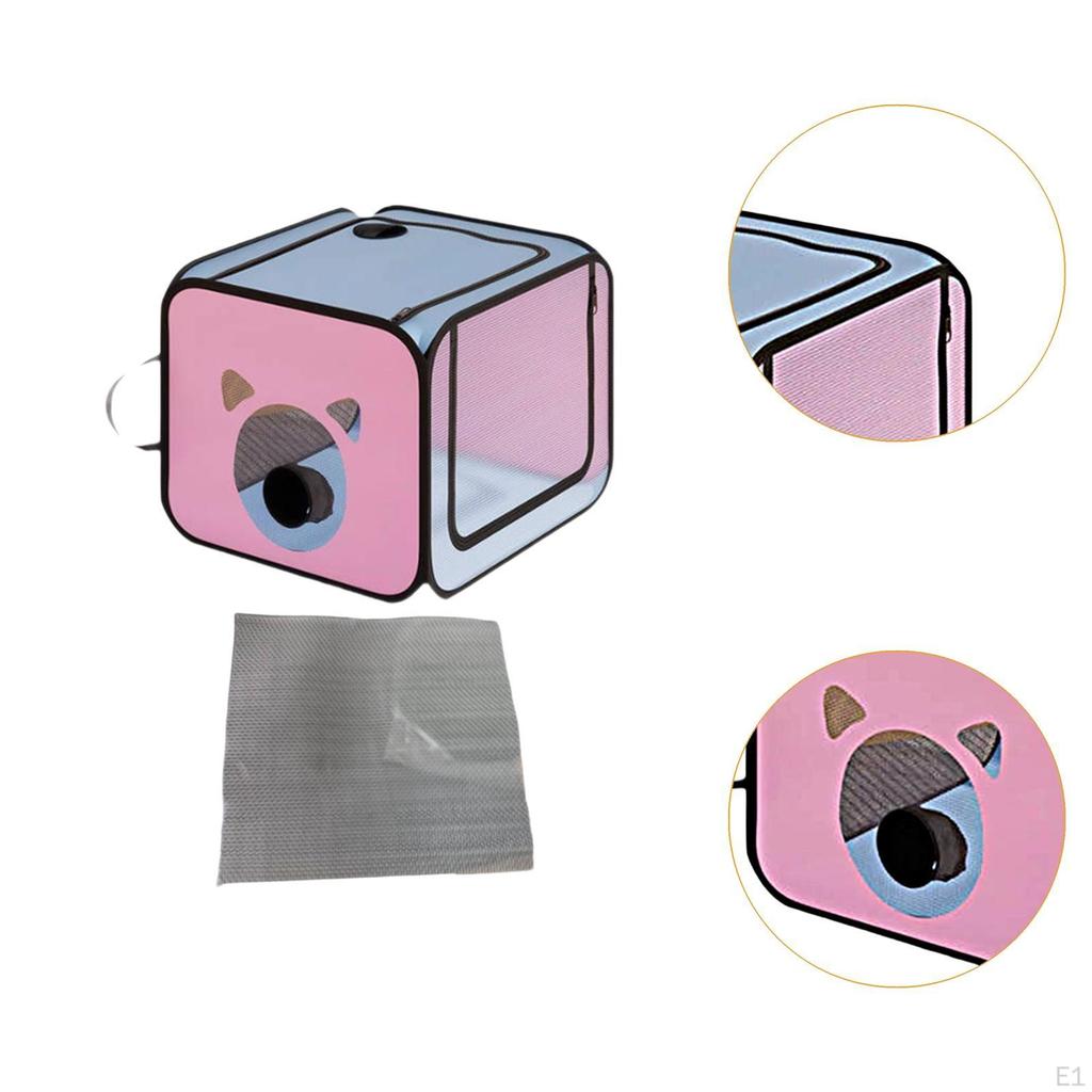 Pet Dog Cat Drying Box Hair Dryer Clean Grooming House Convenient Oxford Cloth Clearing