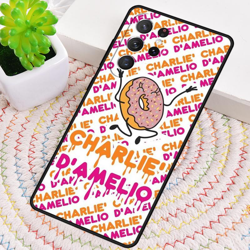 

Charli Damelio Donut Phone Case for Samsung Galaxy note 10 pro S26 Ultra S23 S24 FE S25 S21 S22 PLUS shockproof Cove Galaxy S22 5G