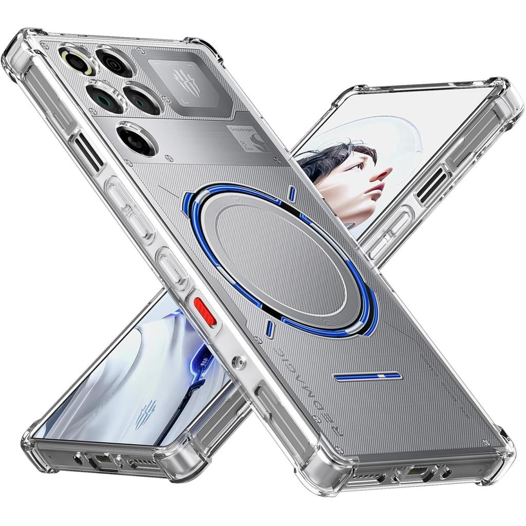 Průhledný TPU kryt na telefon pro ZTE Nubia Red Magic 11 Pro RedMagic 11 Pro Ochranný kryt Nárazuvzdorná zadní skořepina Fundas
