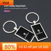 Interiördekaler Bilmärke Nyckelring Ring Zinklegering Nyckelring För Renault Clio Koleos Megane Espace QM6 Kadjar Captur Scenic Dus