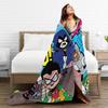 Coperta Familiare Teen Titans Go Flanella Vintage Morbida Coperte per Coprire Sedia Divano Inverno,