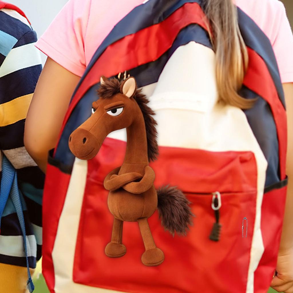 Plush Toy Pendant For Horse Year Mascot, Cool Bag Charm Plush Doll