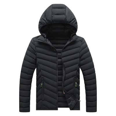 Padded Clothes Men's Large Size Detachable Hat Cotton Clothes Autumn and Winter New Hooded Cotton-padded Clothes Jacket Men's Clothing