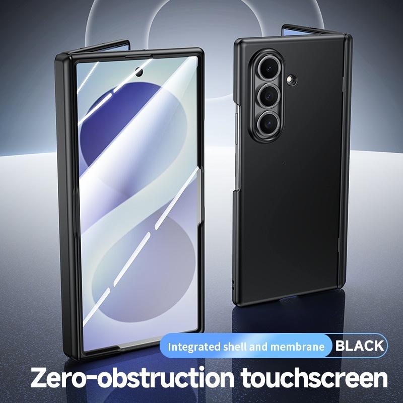 Applicable to Samsung ZFold8Ultra folding mobile phone case fold7 matte skin feeling all-inclusive case film integrated protective case
