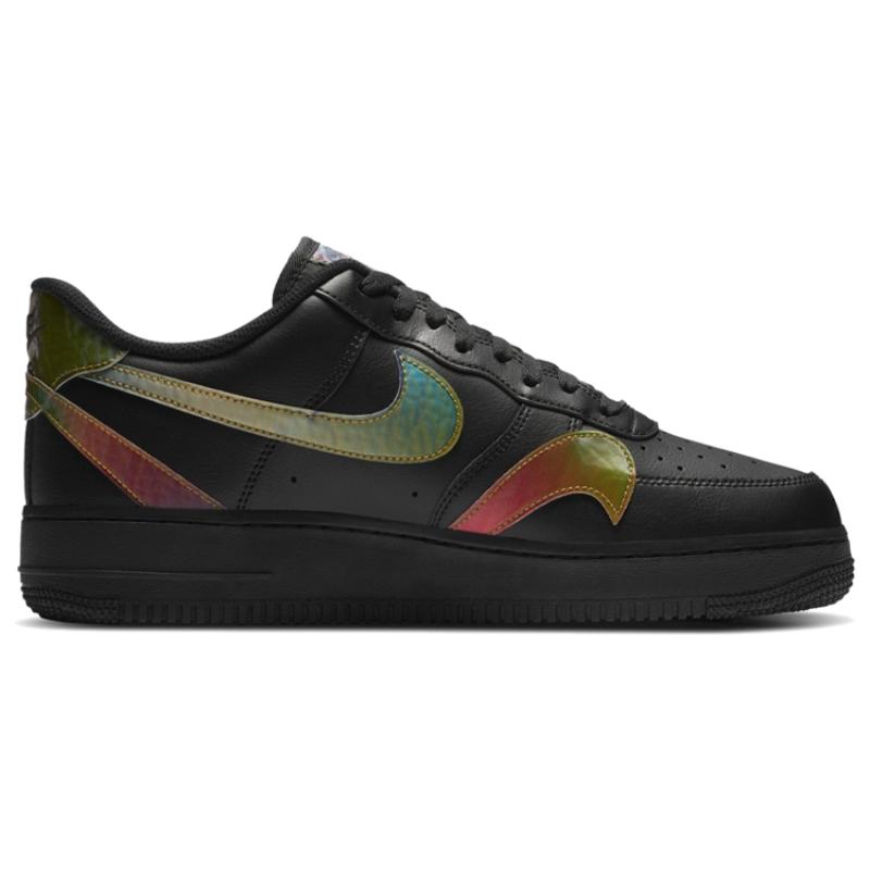 Nike Air Force 1 Low Misplaced Swooshes Black Multi Sneakers CK7214-001