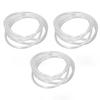 3pcs PVC Sound Aid Tube Transparent 1M Flexible Sound Aid Earmold Replace Tube Accessories