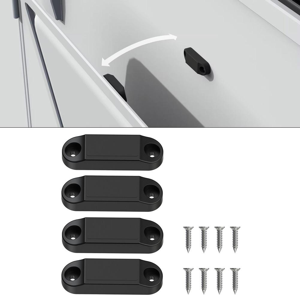 Kit de pestillo magnético para puerta de autocaravana de alta resistencia con tornillos para remolque de viaje, autocaravanas, pestillo magnético para puerta de equipaje de autocaravana, pestillo de puerta de almacenamiento de autocaravana