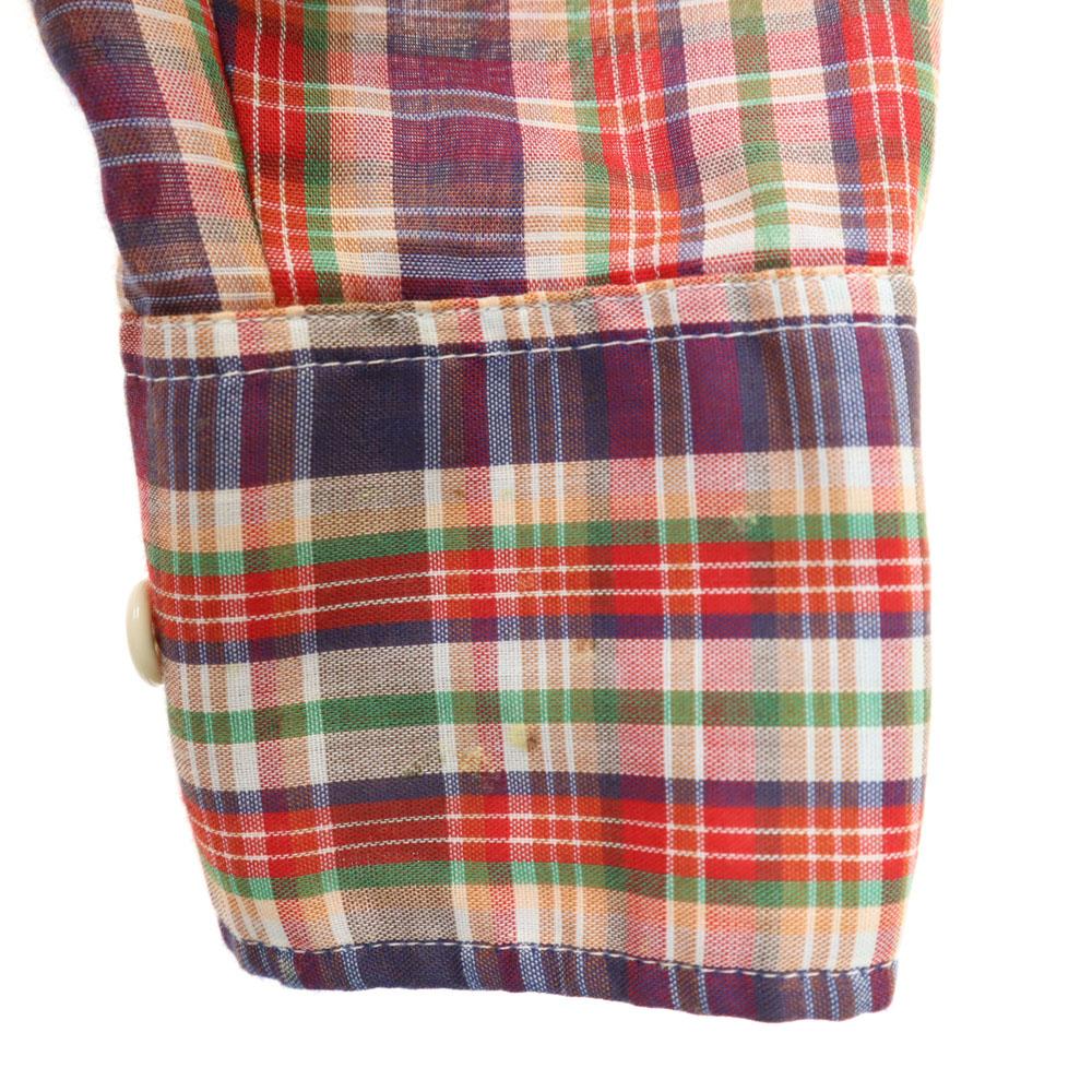 Levi's 70s Vintage Saddleman made in the USA Check Pattern Long sleeve shirt Men's Used