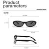 New Oval Small Frame Sunglasses Trendy Women Retro Style Sexy Eyeglasses Women's Fashion Decorative Shades UV400 Eyeglass