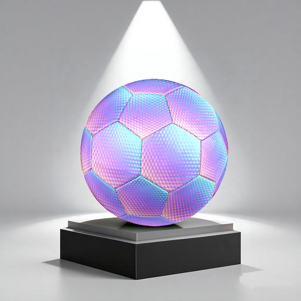 1pc Holographic Size 5 Soccer Ball Professional Lightweight Durable Match Training Football Indoor &Outdoor Sports BallTraining Ball y11