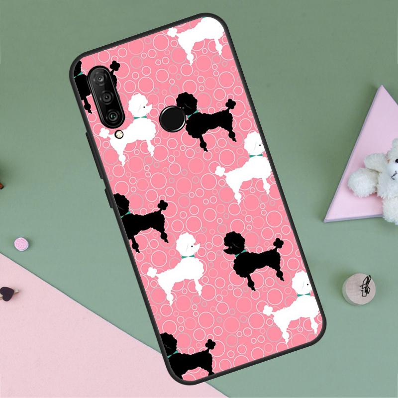 Poodle Dog For Huawei P40 P20 P30 Lite P60 Pro Nova 10 9 SE 5T 12i 12s 11i Y91 Y90 Y60 Y70 Y72 Y61 Case