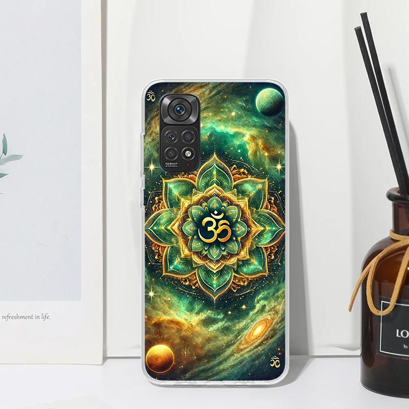 Mandala Chakra Insist Yoga Phone Case For Xiaomi Redmi Note 15 13 14S 14 Pro Plus 12S 11S 10S 12 11E 10 11T Art Fundas Back Cove