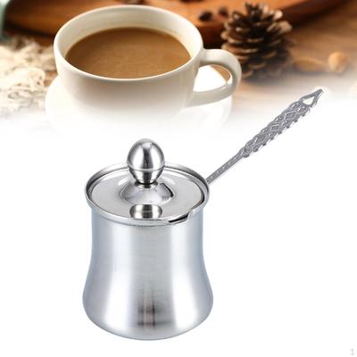 Kaffeekanne Arabisch Mehrzweck Bequemer Griff Schokoladenhersteller Wasserkocher für den Außenbereich