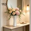 Woondecoratie Accessoires Moderne 3D Geprinte Vaas, Artistieke Bloem Elegante Decoratieve Vaas Tafeldecoratie voor Kunstbloemen, Verse Bloemen