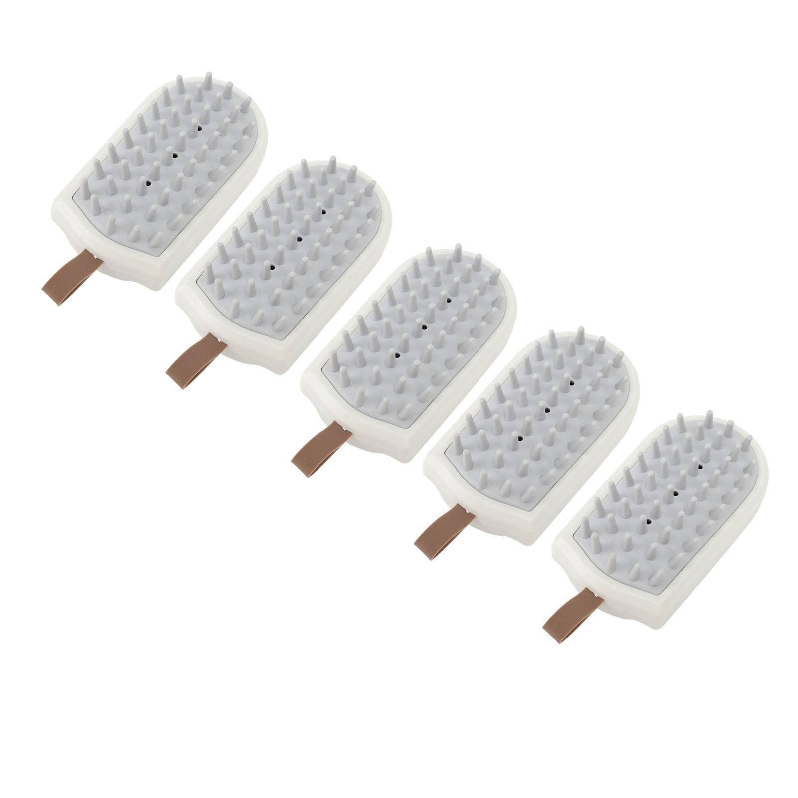 

10PCS Silicone Massager Brush Exfoliation Dandruff Removal Ergonomic Hair Scalp Massager Shampoo Brush