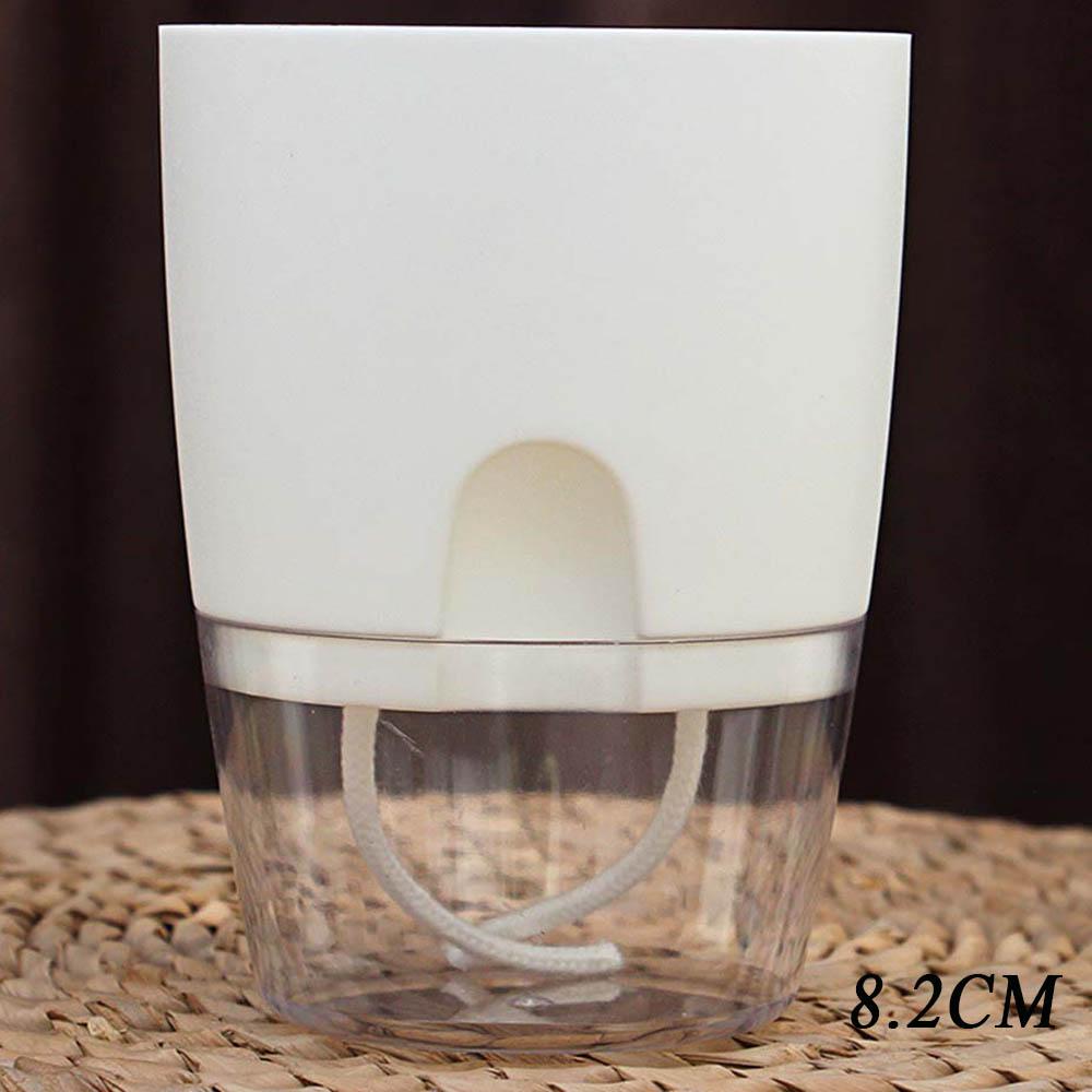 

Садовые принадлежности Автополив Зеленый укроп Офис Домашний декор Цветочные горшки Горшок для растений Кашпо 8X11CM white