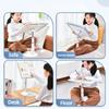 Oatsbasf Laptop Stand for Bed Reading Desk for Sofa Floor Tablet Pad Computer Support Holder Angle Height Adjustable Small Table