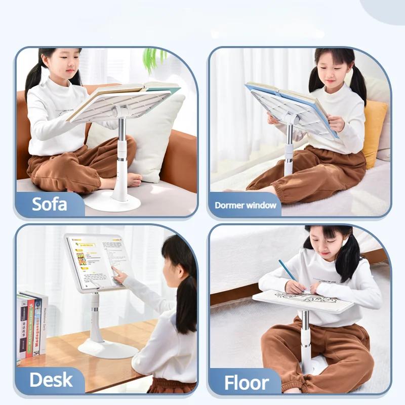 Oatsbasf Laptop Stand for Bed Reading Desk for Sofa Floor Tablet Pad Computer Support Holder Angle Height Adjustable Small Table