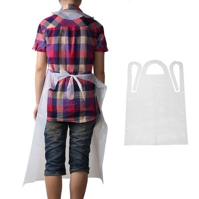 100 PIEZAS Delantales Desechables de Cocina de Plástico Impermeables Empaquetados Individualmente Batas Para Hombres Mujeres Accesorio de Protección de Cocina