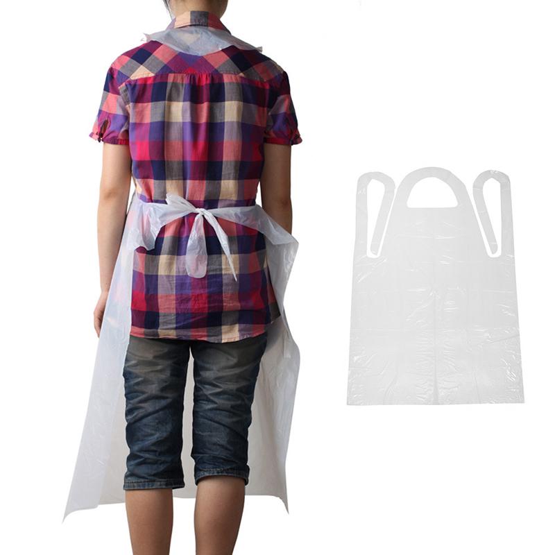 Disposable Kitchen Aprons Tattoo Apron Transparent Clothing Anti Pollution Sterile Clothing Clean Cover Cape Cloth Apron