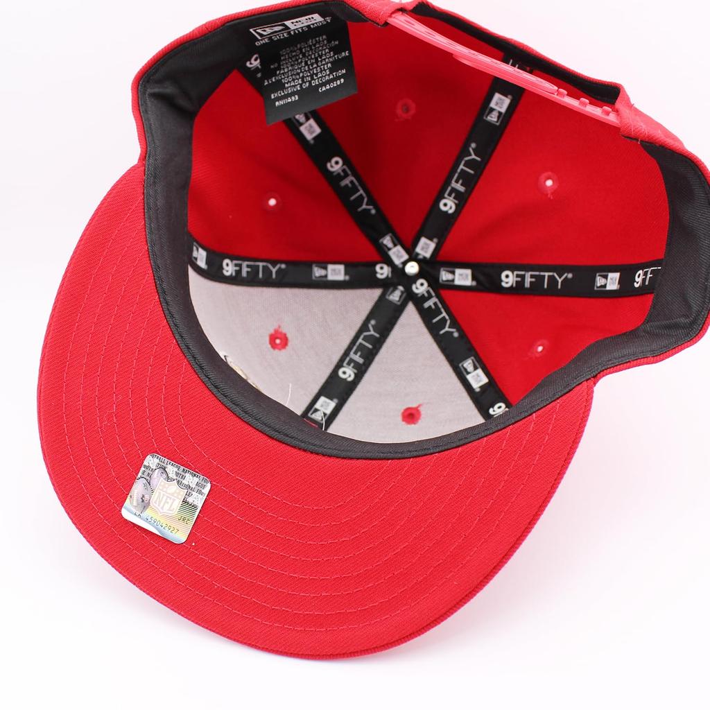 New Era 9FIFTY Snapback San Francisco 49ers NFL Snapback 950 Artikel Team-Basic Cap, Rot,