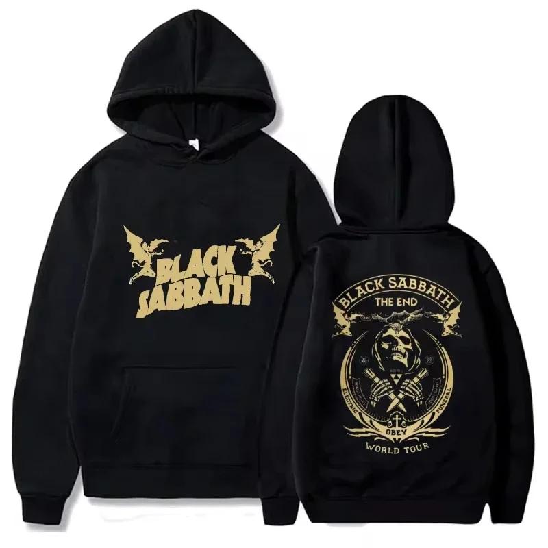 Fall Hoodie Sabbath Vintage Rock Wo Casual Print Heavy Metal Band Album Concert Sabbath Music Black Sabbath Sweater