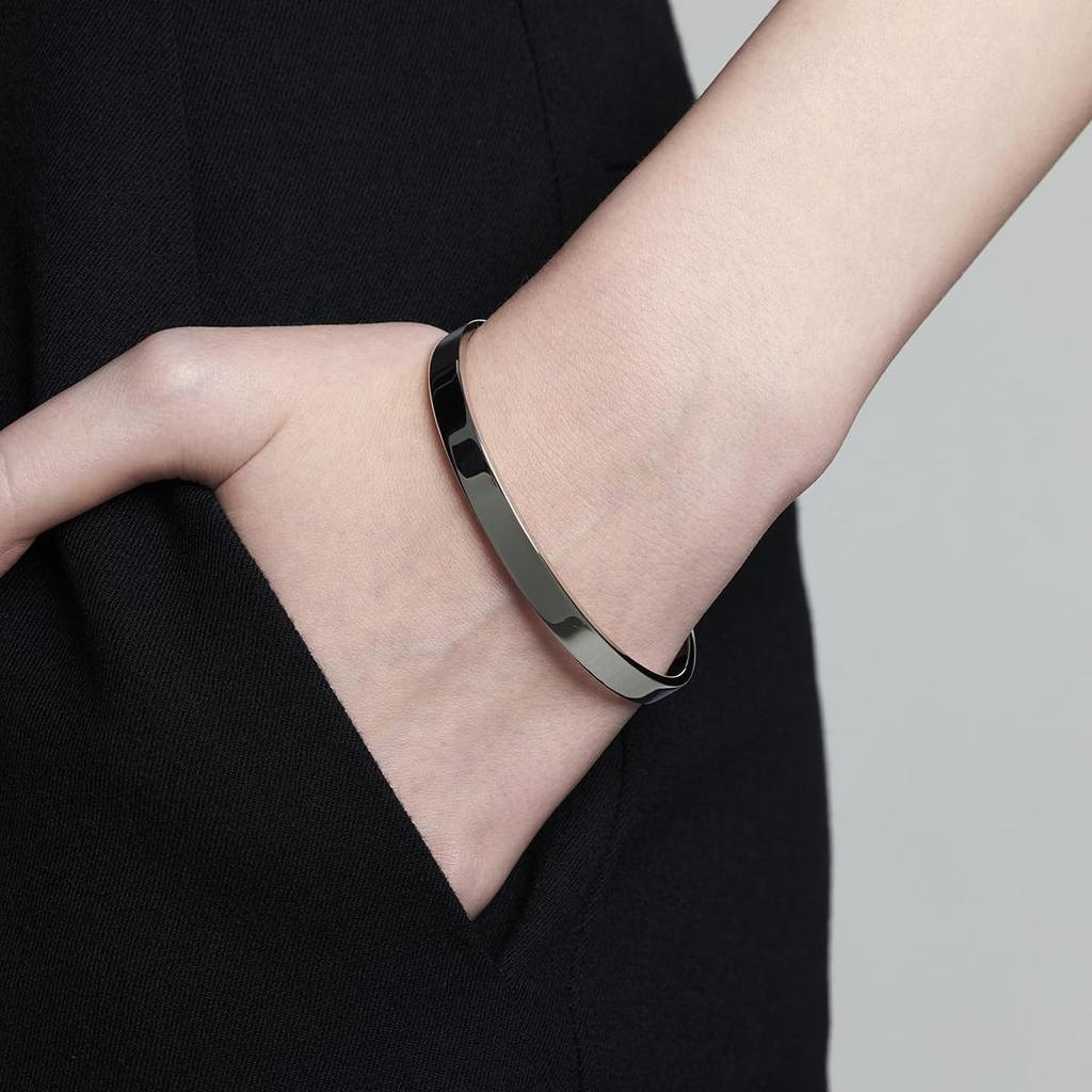 Plus Silver Bangle 112144330923 4℃ Homme (M Size)