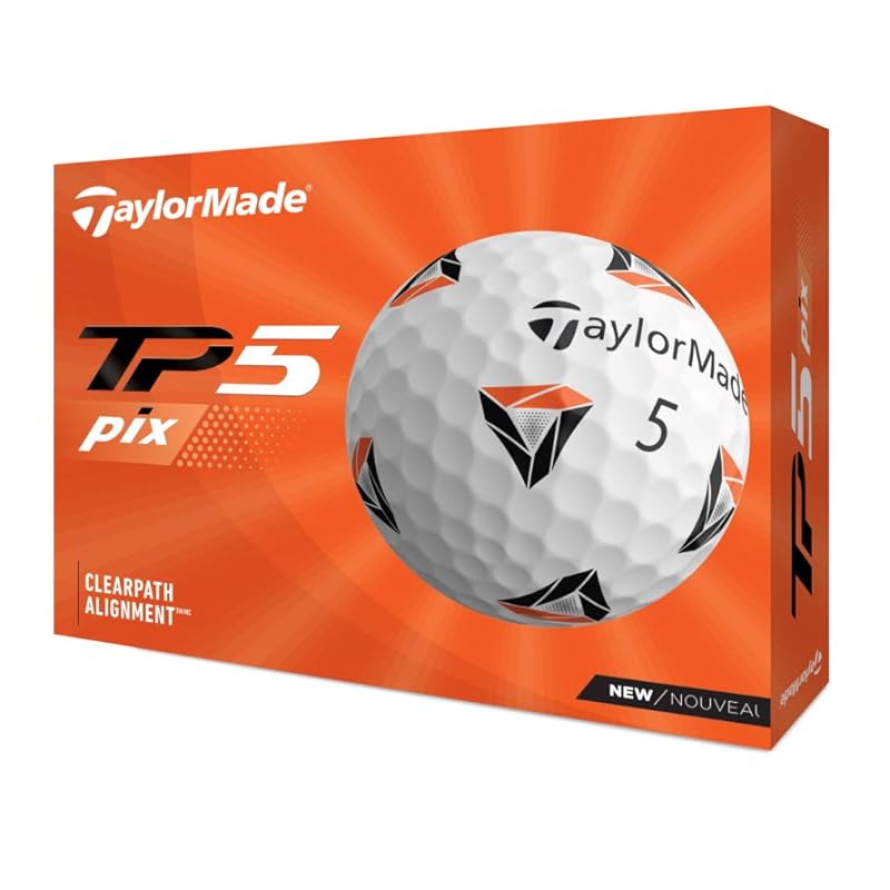 

TAYLOR MADE (Taylor Made) TP5 pix(Teepee Five pix) golf ball 5 pieces 2021 model N0803201 white