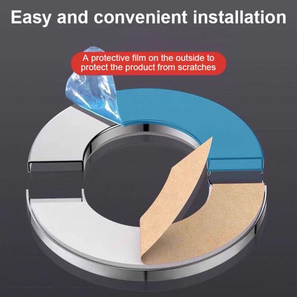 Silberne Armatur Dekorative Abdeckung Edelstahl Armatur Zubehör Nützliche Armatur Dekoration