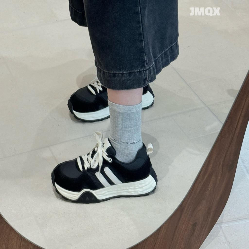 European Station 2025 Autumn New Leather Platform Height Increasing Dad Shoes Women's Fashion Versatile Casual Sports Forrest Gump Shoes