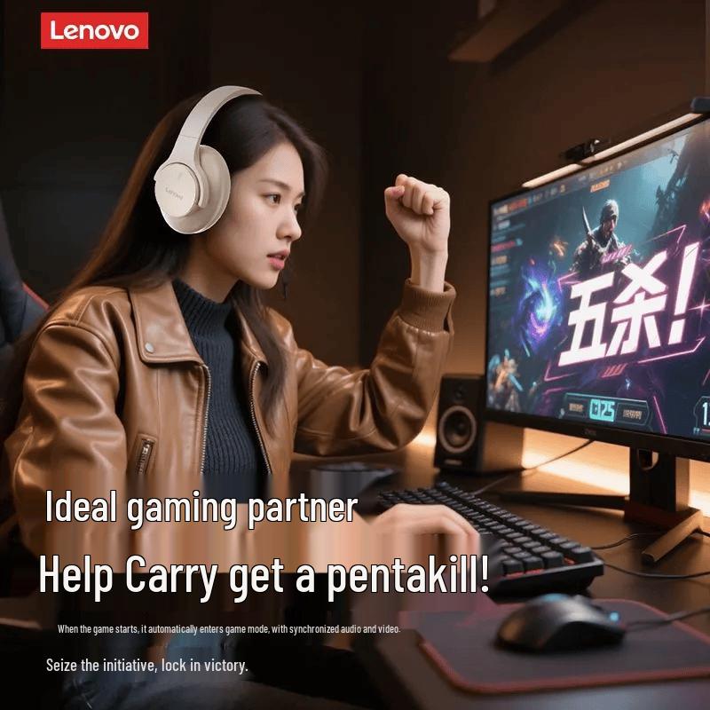 Lenovo EH150P Over-Ear Wireless Headphones