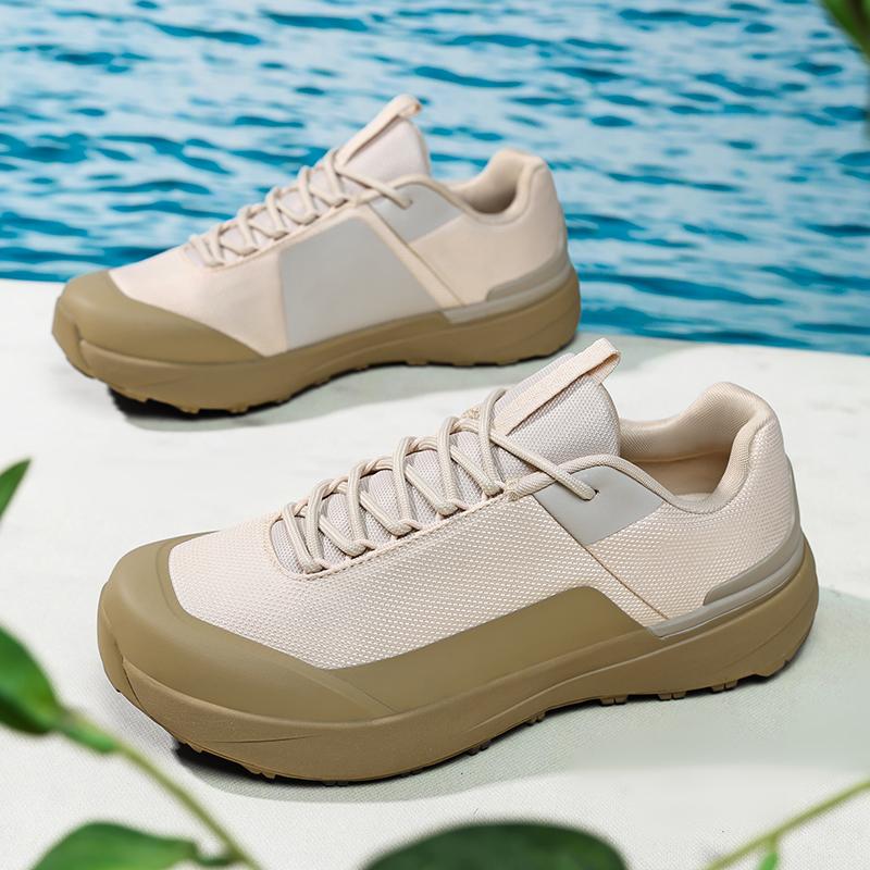 Fashion Lightweight Comfortable Sneakers for Men Non-Slip Casual Sports Shoes Lace-Up Running Shoes Men's Breathable Mesh Walking Shoes