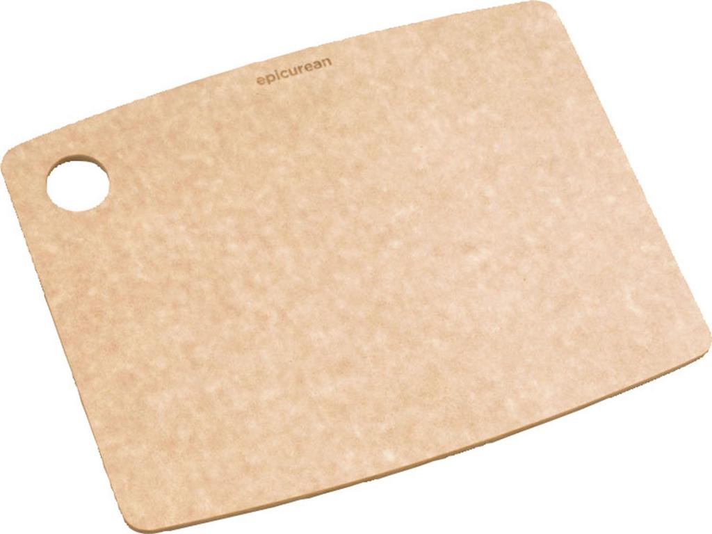 Epicurean Wooden Cutting Board, Medium, Natural, [Official Japanese Product] Dishwasher and Scalding Safe, Durable, Lightweight, and Thin, 7.4121-X1