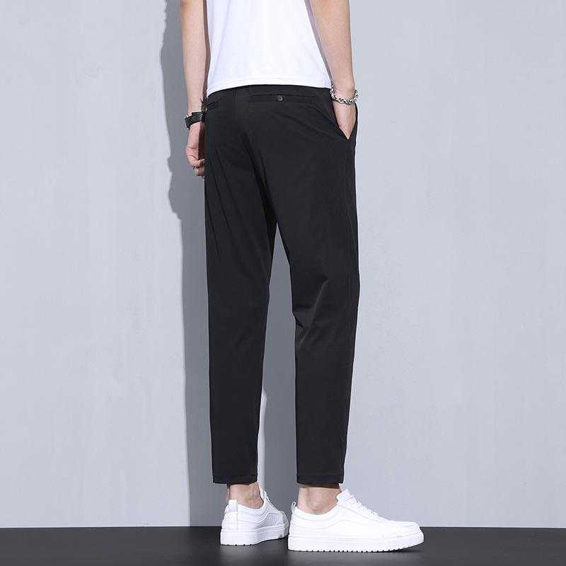 Men's Versatile Lightweight Summer Nine-Point Casual Pants