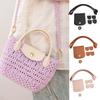 1 Set DIY Handtasche Tasche Set 8 Stück Tascheng riff mit Löchern Tasche Klappe Abdeckung Handgefertigte Häkel Taschen Zubehör Damen Rucksack Teile Heiß