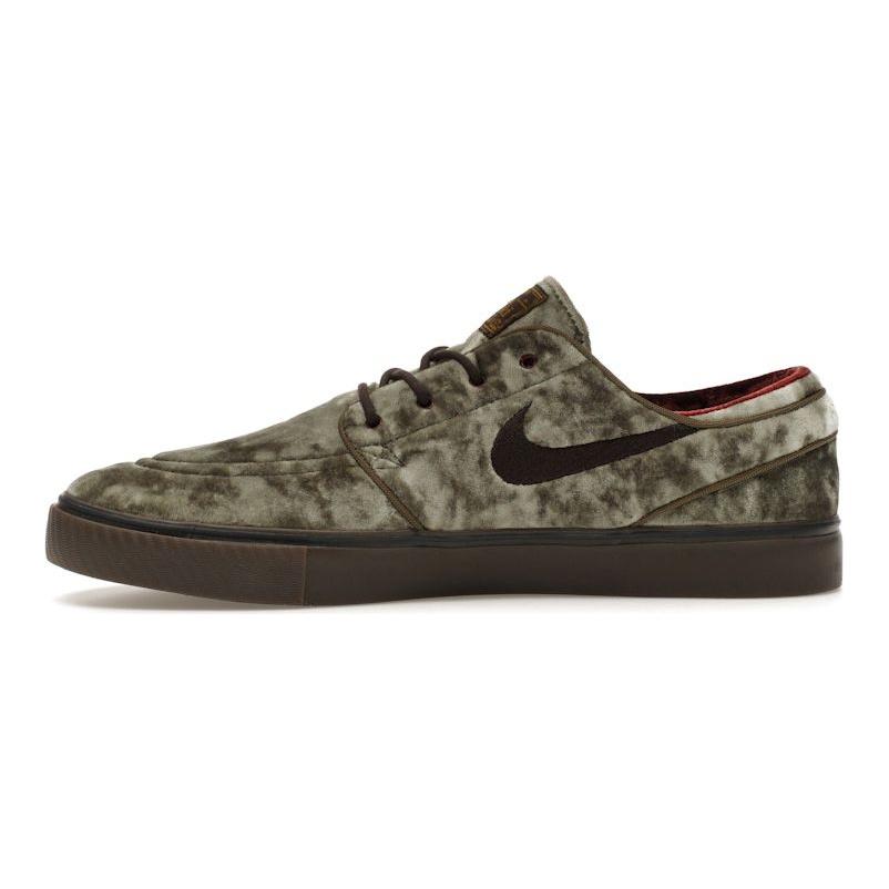 Nike Tênis Unissex Zoom Stefan Janoski OG+ SE SB City of Cinema Verde Oliva Médio Marrom Veludo FZ1302-200