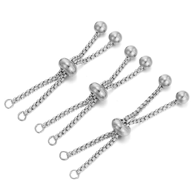 3PCS Extendable Chain Interchangeable Chain Suitable for Bracelets and Necklaces