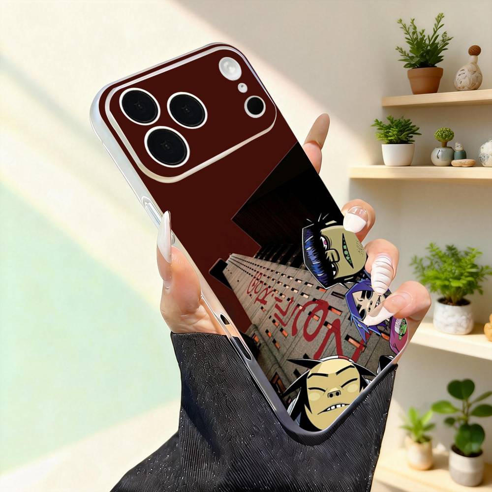 

G-Gorillaz Rock Band Cool For iPhone 11,12,13,14,15,16,17,Pro,Max,Plus,Mini,SE4,E Phone Case Magnetic For Magsafe Wireless iPhone16