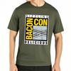 Man Round Neck teeshirt Cool For Him Summer T Shirt Sizzling Bacon Con Delicious Short Sleeve Travel Crew Neck For Men Tops