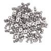 100PCS Earring Backs Replacement Stainless Steel Ear Stud Stoppers Low Allergenicity