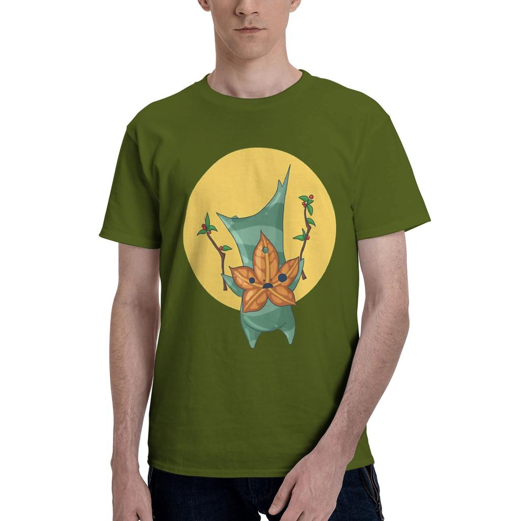 Kork Mens T Shirts Korok Crazy Tee Shirt Short Sleeve Crew Neck Pure Cotton Adult Clothing TShirt