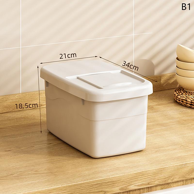 Creative Rice Bucket Tank Moisture-Proof Insect-Proof Sealed Rice Storage Box Cereal Grain Food Container Kitchen Accessories