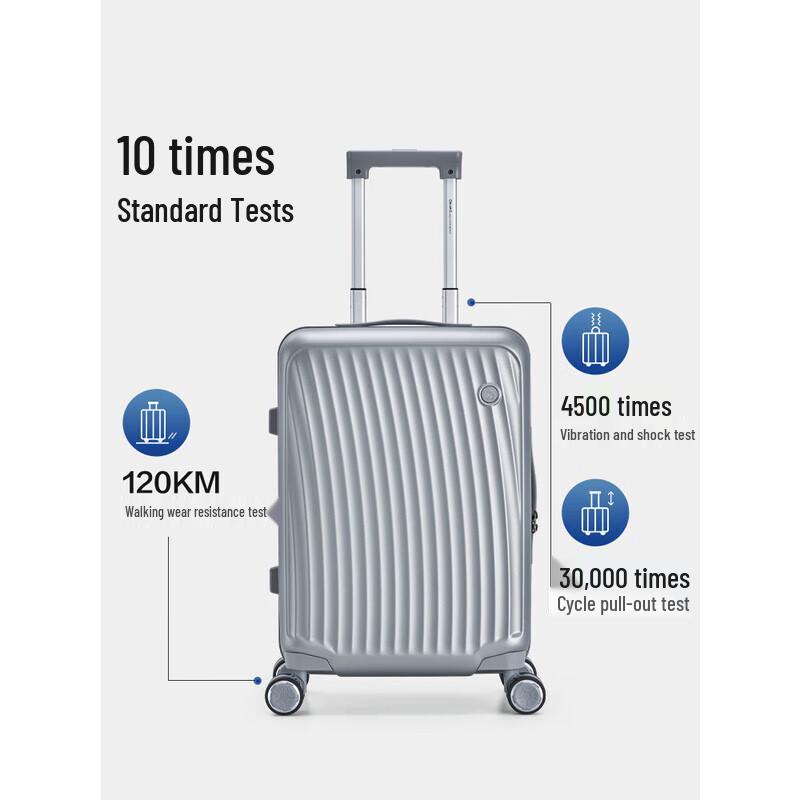 OIWAS 24-inch PC Hardshell Luggage with Aircraft Wheels