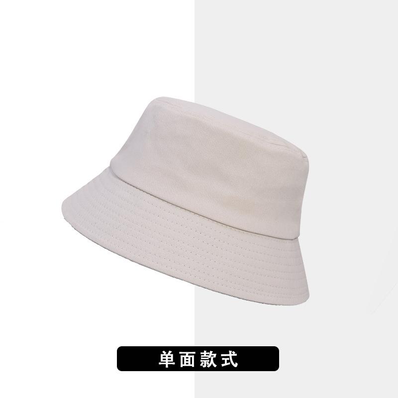 Bucket hat women can wear simple solid colors and versatile sunscreen hats for travel, UV protection basin hats for men
