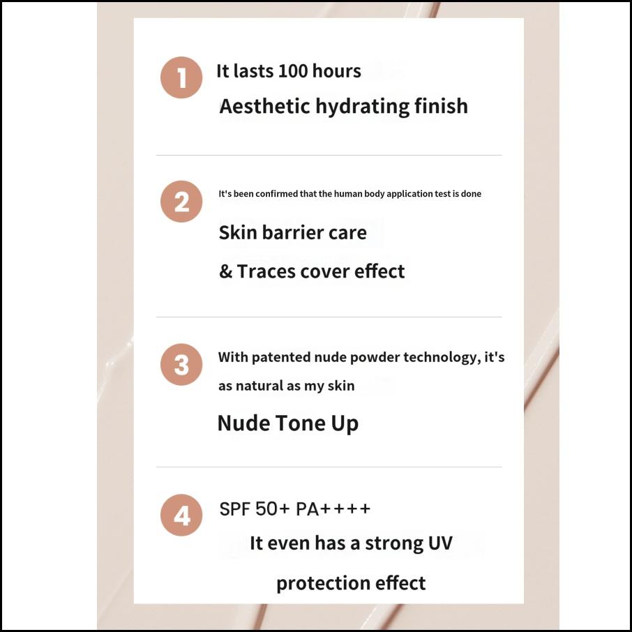AHC Crème Tonalisante Nude Éclat Naturel 40ml – Crème Éclaircissante Quotidienne Légère pour une Peau Éclatante