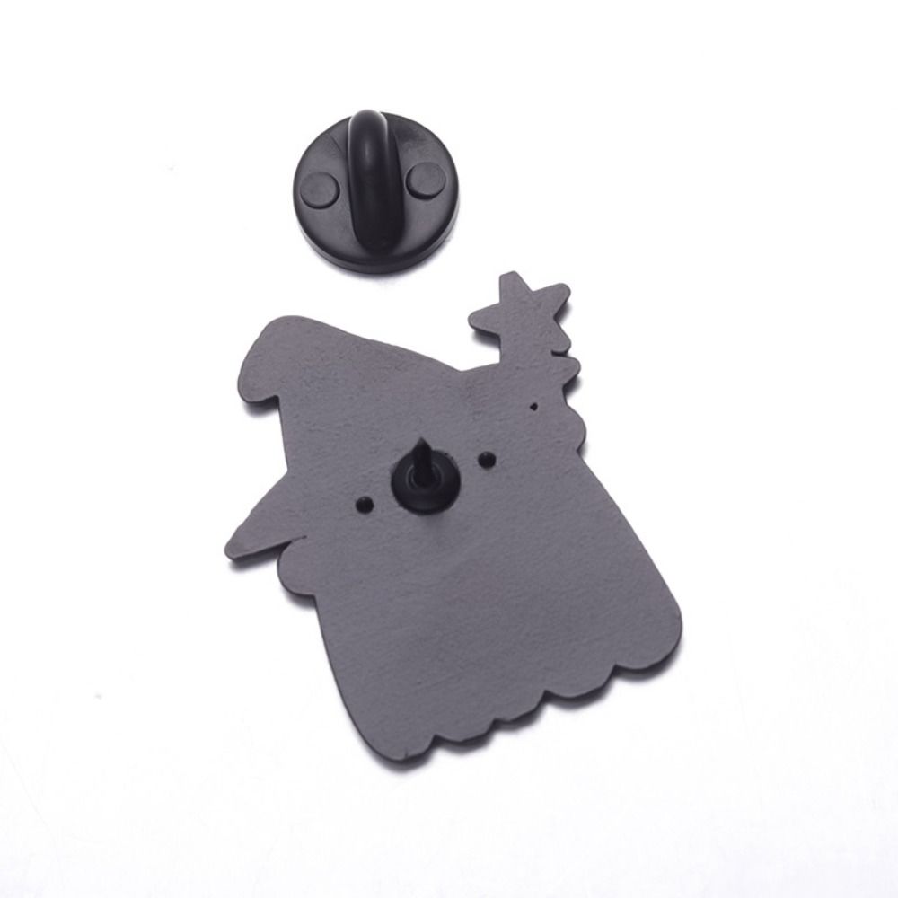 Cartoon Little Ghost Brooch Enamel  Sweet   Halloween Decoration