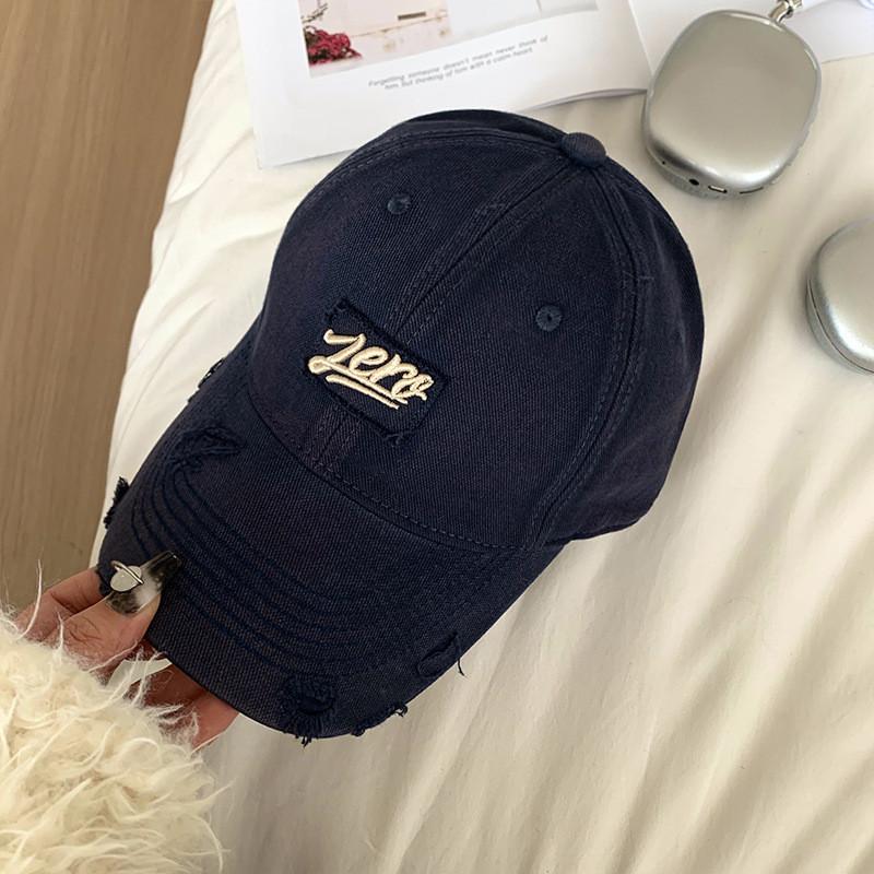 Stylish Embroidered Baseball Cap For Women With Sun Protection In Vintage Green Color