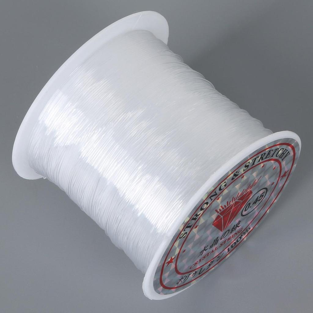 0.2-0.8mm Transparent Non-Elastic Fishing Line for Handmade DIY Jewelry: Bracelets, Necklaces, Beads
